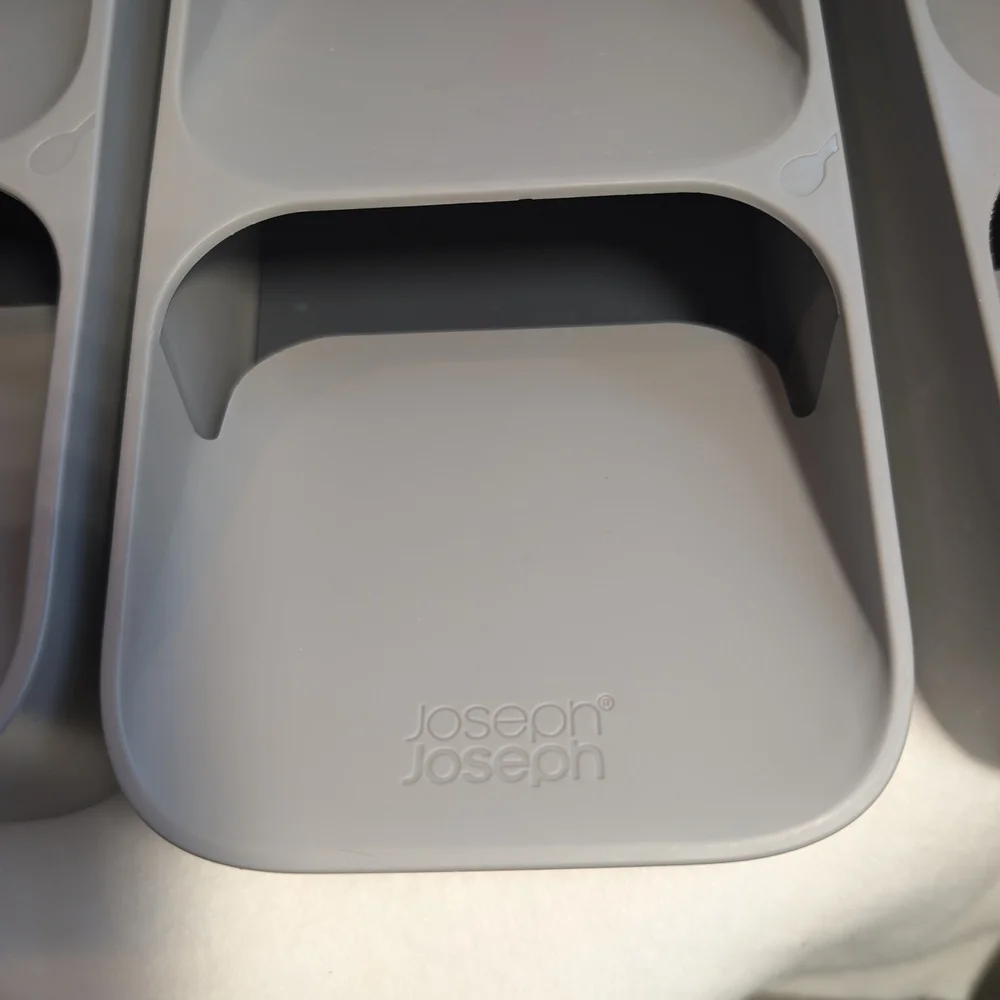 Gray Kitchen Drawer Organizer Tray